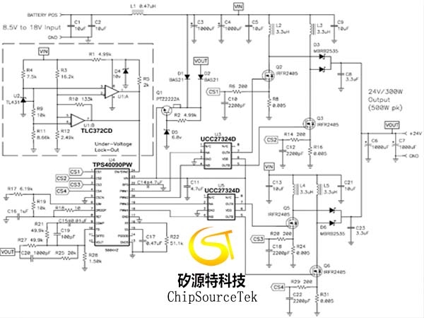 针对车载音频电源的多相升压解决方案