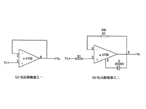 电压跟随器的输入输关系及电路应用图