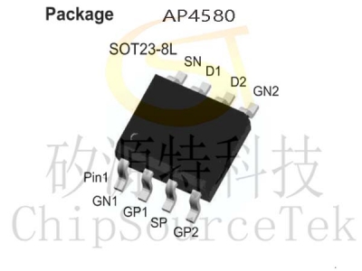 AP4580 SOT23-8L