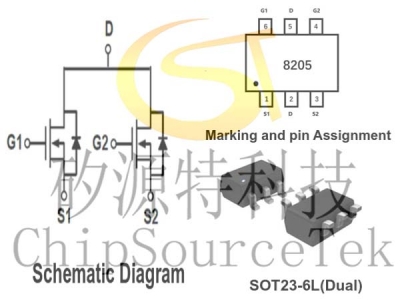 JMTM8205A SOT23-6