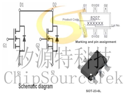 PE8207 SOT23-6L