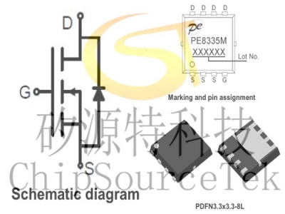 PE8335M PDFN3.3x3.3-8L